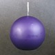 8cm Diameter Purple Ball Candles